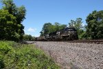 NS 8171 leading train 590 with coal loads through Cove PA